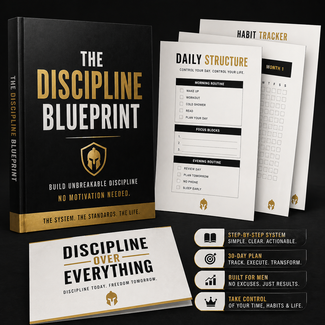 The Discipline Blueprint™ Build Unbreakable Discipline in 30 Days (No Motivation Needed)