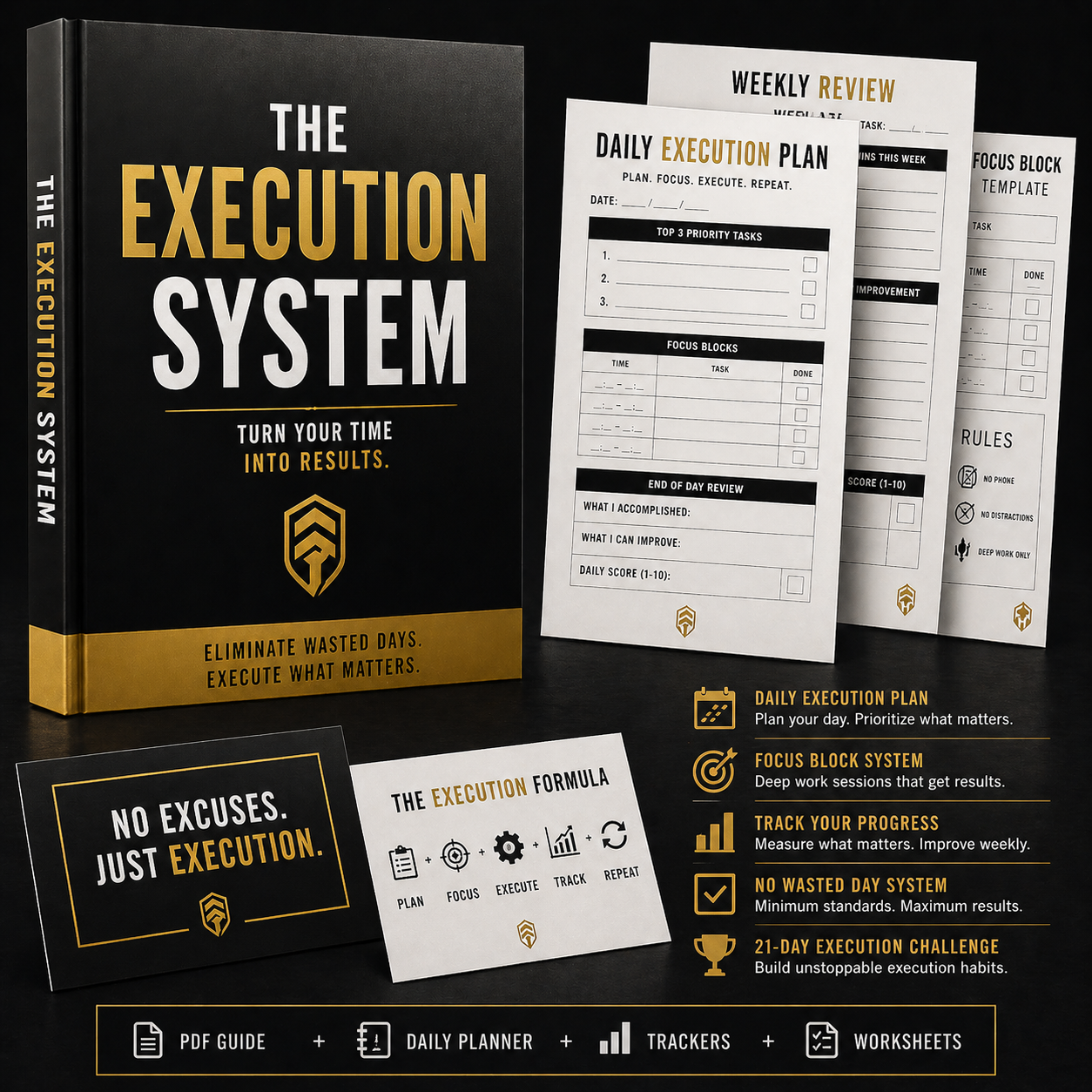 The Execution System™ Turn Your Time Into Results. Eliminate Wasted Days. Execute Like a Professional.